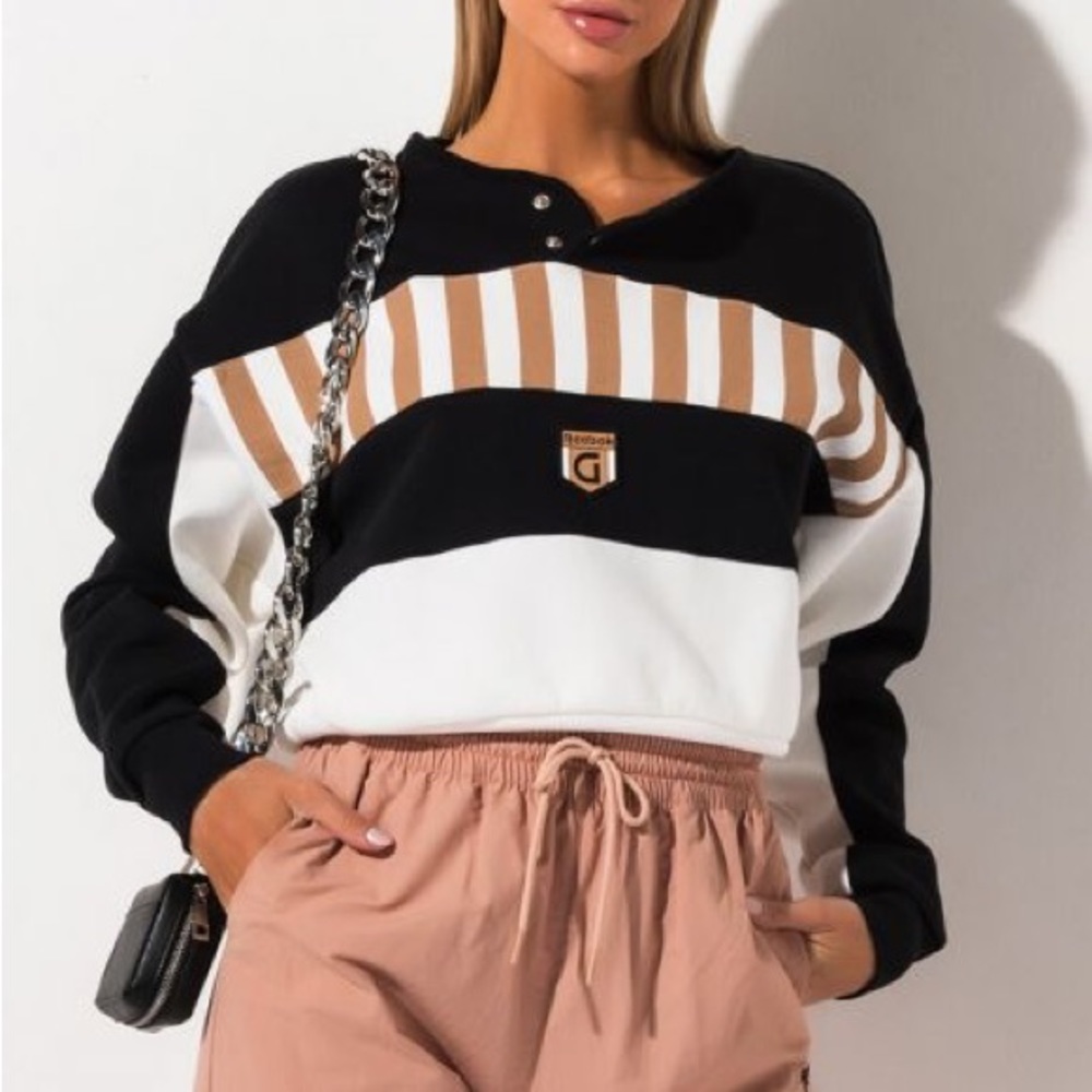 Gigi Hadid for Reebok Crop Sweatshirt XXS 2XS